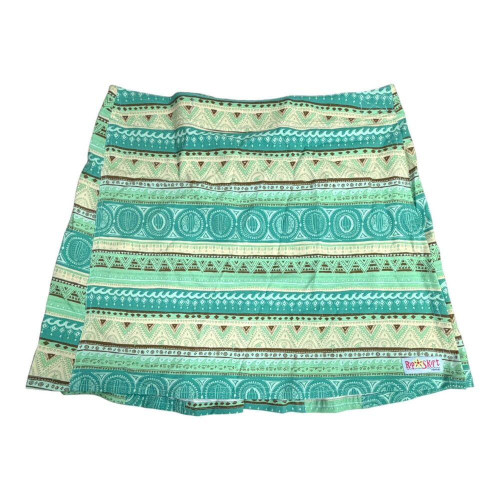 RipSkirt Rip Skirt Length 1 Wrap Skirt Surf Stripe Green Medium NEW with Tags